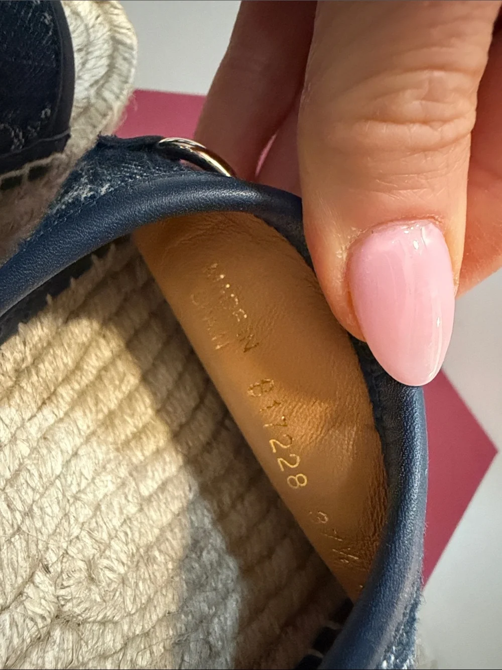 Gucci Women's Blue Denim Espadrille Platform Sandals